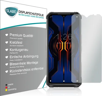 Produktbild von 4x Slabo Displayschutzfolie für DOOGEE S95 (2020) | DOOGEE S95 Pro MATT "No Reflexion" (verkleinerte Folien) Displayfolie Schutzfolie Folie