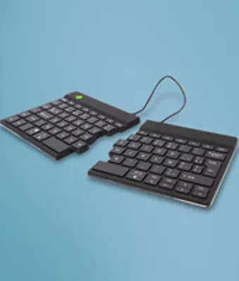 Produktbild von R-Go tools - R-Go Split Break ergonomische Bluetooth-Tastatur, azerty, schwarz