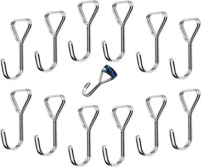 Image de Crochets universels pour sangles élastiques, lot de 12, pour vélo, bateau, camion