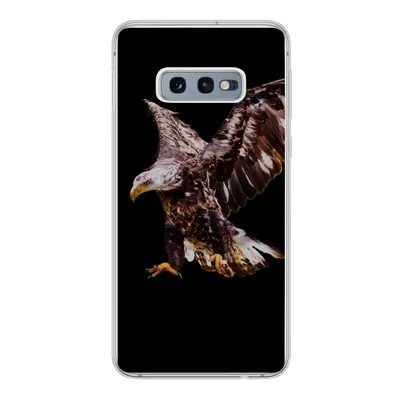 Produktbild von MuchoWow® Handyhülle Schutzhülle Hülle für Samsung Galaxy S10e Adler - Vogel - Federn Silikon Softcase Handy Hülle - Handy