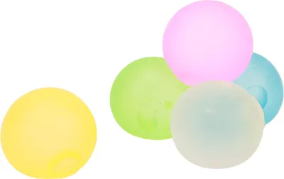 Image de 5PCS Boules de Sucre TPR Soulager la Pression Incassable Presser les Boules de Sucre Stress pour Garçons Filles Adultes 6cm/2.4in