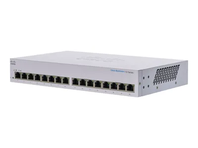 Image de Cisco CBS110, Non administré, L2, Gigabit Ethernet (10/100/1000), Full duplex, Rackmountable, 1U