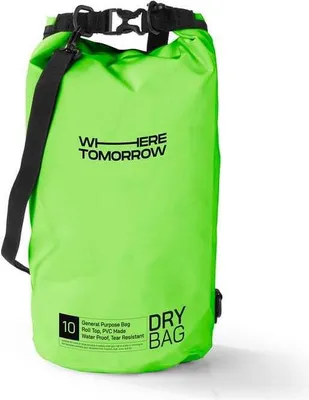 Produktbild von Where Tomorrow PVC dry bag - Style 01 - 10L - grün
