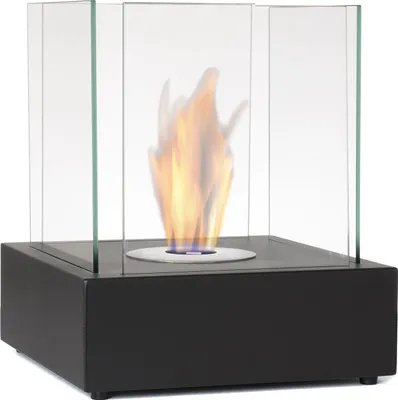 Immagine prodotto di Camino aetanolo Camino da tavolo Fuoco da tavolo 30x30x35 Camino da terrazza Fuoco da tavolo