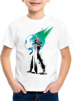 Produktbild von style3 Cloud Soldier T-Shirt für Kinder final VII rollenspiel, Größe:104