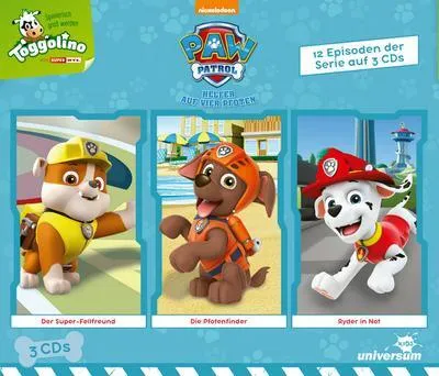 Produktbild von PAW Patrol Hörspielbox. Box.4, 3 Audio-CD