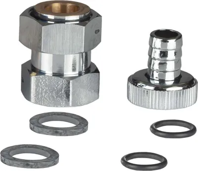 Produktbild von JS Zapfhahnzähler - Wasserzähler Kaltwasser, Länge 110 mm, 3/4 Zoll Anschlussgewinde, mit aktueller Eichung