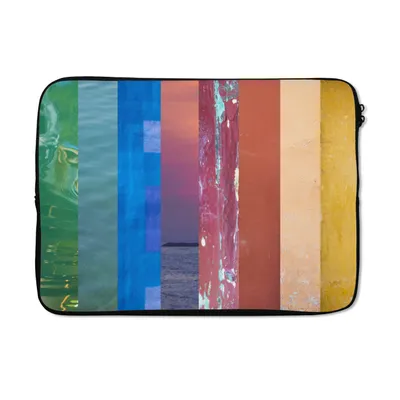 Produktbild von MuchoWow® Laptop Hülle 14 ZollRegenbogen aus Fotos Laptoptasche - Laptoptasche - Stoßsicher - Schutzhaube