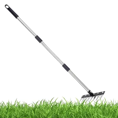Productafbeelding van Tuinhark van RVS met 8 Tanden voor Tuinonderhoud