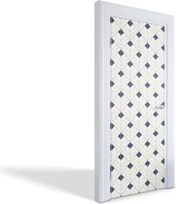 Produktbild von Wandtattoos Türen Selbstklebende Wandsticker Türtapeten - Geometrisches Muster - 85 x 205 cm