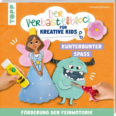 Immagine prodotto di Der Verbastelblock für kreative Kids. Kunterbunter Spaß