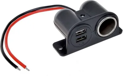Zdjęcie produktu dla Gniazdo IWH z USB 12/24 V 2100 mA Prąd obciążenia maks.=4,2 A (019010)