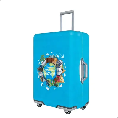 Produktbild von Kofferhülle 18-21 Zoll, S, elastische Kofferabdeckung, mit Reißverschluss, für Reise