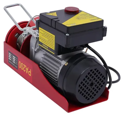 Produktbild von Drahtloser elektrischer Winden, Tragfähigkeit 200 kg, Kabeldurchmesser 3 mm, Steuerungstyp Drahtloser Fernbedienung, Sicherheitsmerkmal Grenzschalter, Modellnummer PA200