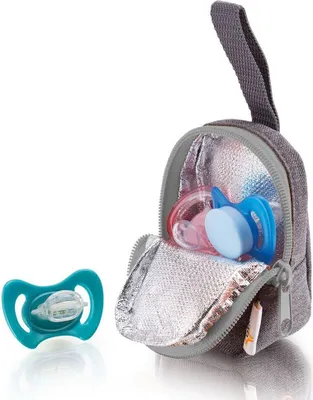 Produktbild von DIAGO Schnullertasche Deluxe - Grau
