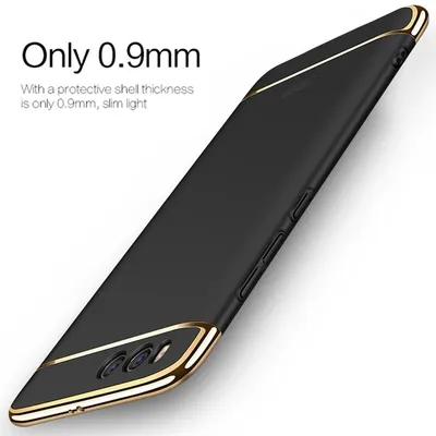 Produktbild von Handy Hülle Schutz Case für Xiaomi Mi 6 Plus Bumper 3 in 1 Cover Chrom Etui Blau