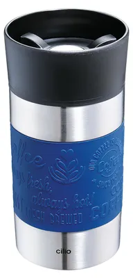 Immagine prodotto di Cilio, tazza termica da viaggio, 300 ml, blu