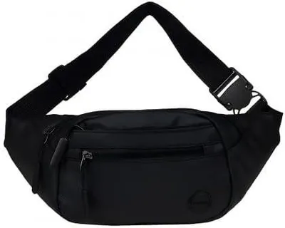 Produktbild von Gürteltasche 35 x 16 x 4 cm, schwarz, wasserdichtes Nylon, verstellbar, für Sport