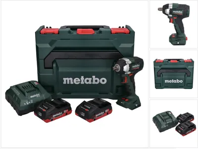 Produktbild von Metabo SSW 18 LT 300 BL Akku Schlagschrauber 18 V 300 Nm Brushless + 2x Akku 4,0 Ah + Ladegerät + metaBOX