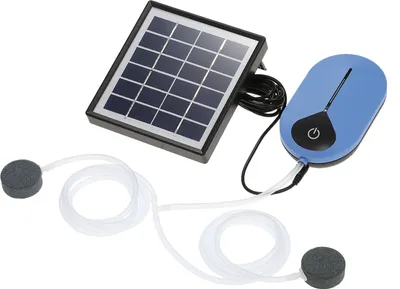 Produktbild von 1,5 Watt 3600 mAH Solar Sauerstoffpumpe Aquarium Oxygenator Aquarium Sauerstoffbelš¹fter Teichbelš¹fter Luftpumpe Angeln Belš¹fter Aquarium Luftpumpe mit Aquarium Sauerstoffleitung Luftblasenstein