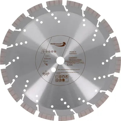 Produktbild von PRODIAMANT Diamanttrennscheibe 300mm Beton / Granit Turbo BG013 Bohrung 20mm