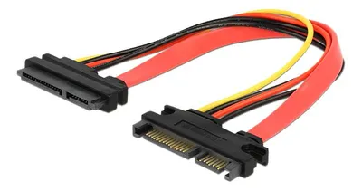 Obrázek produktu pro DeLOCK SATA Cable 0.2m, 0,2 m, SATA I, Samec/samice, Červená