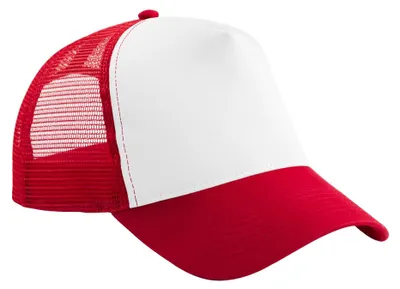 Image de Beechfield - Casquette snapback pour enfants FK1683 (taille unique) (rouge/blanc)