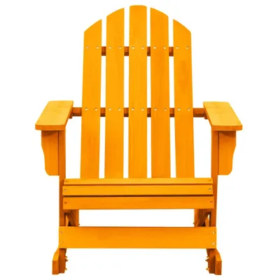 Immagine prodotto di Sedia a Dondolo Giardino Adirondack in Legno di Abete Arancione
