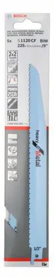 Produktbild von Säbelsägeblatt S 1120 CF Heavy for Metal, 5 Stück (Länge 225mm)