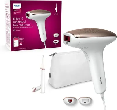 Produktbild von Philips IPL-Haarentferner Lumea IPL Haarentfernungsgerät 7000 Serie Haarentferner Damen Herren, 250000 Lichtimpulse, 2 Aufsätze, Frauen, Männer