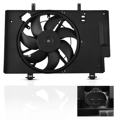 Produktbild von Kühlerlüfter Auto - Elektrischer Radiatorlüfter - passend für B-Max JK, Fiesta V/VI 2008-2023 - ersetzt OE 1557572