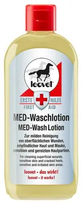 Obrázok produktu pre Leovet First Aid MED Wash Lotion 250ml na poranenia citlivej pokožky Mauke