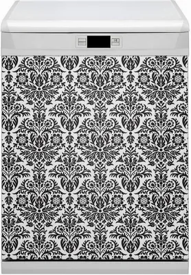 Produktbild von Geschirrspüle Magnet für Spülmaschine Magnetmatte Küche Magnete  Dekorative 60x70 cm  - Blumenmuster