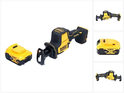 Zdjęcie produktu dla Akumulatorowa pilarka szablasta DeWalt DCS 369 N 18 V bezszczotkowa + 1x akumulator 5,0 Ah - bez ładowarki