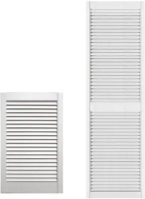 Produktbild von Lamellentür aus Holz, extra glatt, weiß, doppelt beschichtet, geschliffen, poliert, gebrauchsfertig, interne Lamellentür, Heimwerker, Schranktüren, Schranktüren, Weiss 720x394