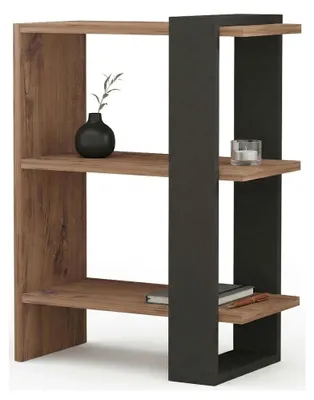 Produktbild von Netro - Regal, 52x25x70h cm Nussbraun, 3 Böden