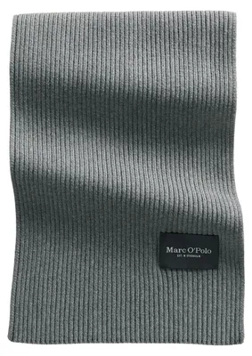Produktbild von Marc O'Polo Schal Knitted Scarf Graphite Grey Melange grau
