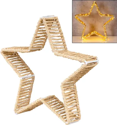 Produktbild von LED Dekoleuchte Stern H27cm Leuchtstern Weihnachten Weihnachtsdeko Tischdeko