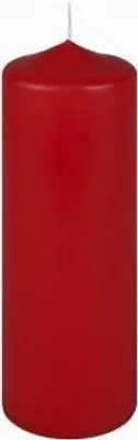 Produktbild von Premium Stumpenkerzen Rot 200 x 70 mm, 1 Stück