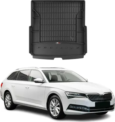 Produktbild von OMAC Gummi Kofferraumwanne für Skoda Superb Kombi 2015-2025 obere Laderaumwanne