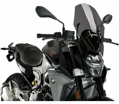 Zdjęcie produktu dla Wiatroszytna Puig New Generation Touring z homologacją ABE, przeznaczona do motocykli BMW F900R, rocznik 2020-2026