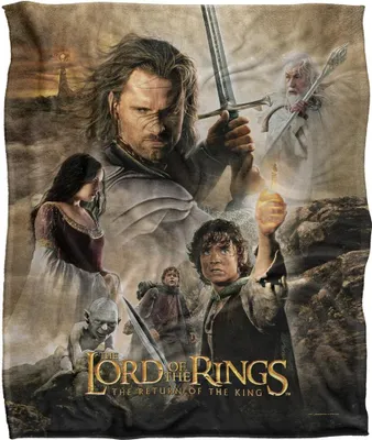 Produktbild von Lord Of The Rings - Decke "Return Of The King", Filmplakat TV18894 (Einheitsgröße) (Bunt)