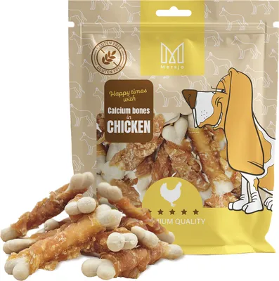 Produktbild von Hundeleckerli - Kalksteinwürfel mit Huhn Mersjo 500g