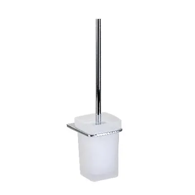 Obrázok produktu pre kielle Vega - WC kefa nástenná s držiakom, matné sklo/chróm 40518000