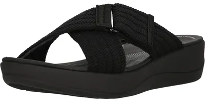Produktbild von CLARKS Sandalen Arla Wave im superbequemen Slip-On-Design 1001 Black 41,5