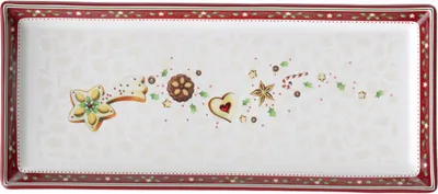 Produktbild von Villeroy & Boch 1486122797, Mehrfarbig, Abbildung, Porzellan, Rechteckig, 390 mm, 170 mm