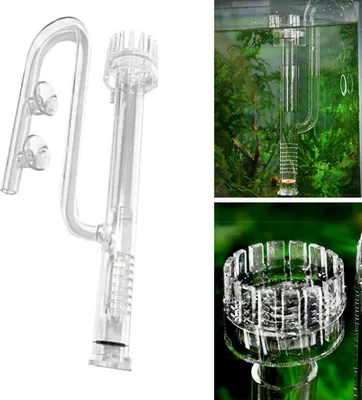 Image de Réservoir d'aquarium écumoire filtre verre 17mm pour tuyau d'eau 16mm filtre d'aquarium