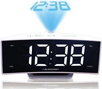 Produktbild von Blaupunkt CRP7WH, Uhr, 87,5 - 108 MHz, LCD, Schwarz, Weiß, Zeit, AC