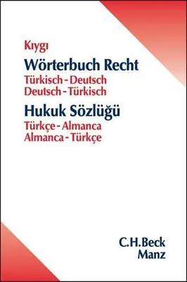 Obrázek produktu pro Wörterbuch Recht Türkisch-Deutsch / Deutsch-Türkisch