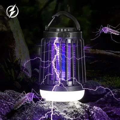 Image de piège à moustiques multifonctionnel 2 en 1, lampe anti-moustiques pour l'extérieur